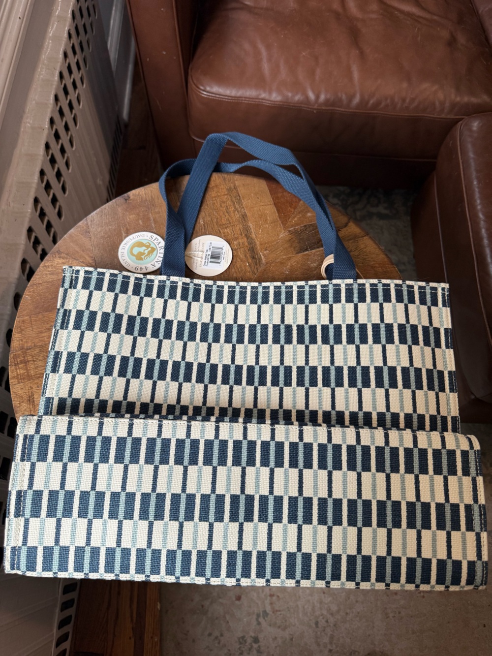 Spartina 449 Coastal Chic Woven Tote Bag NWT - Picture 4 of 7